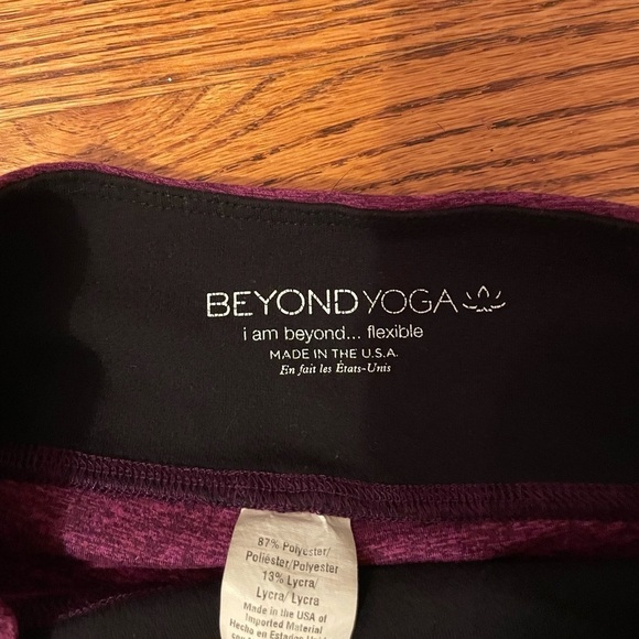 Beyond Yoga Space Dye Purple Leggings - Picture 5 of 5
